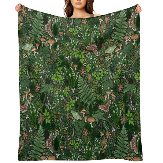 Forest Foray Throw Blanket