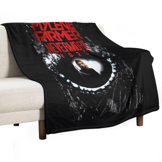 Mylene Farmer Nevermore, Mylene Farmer 2024 Throw Blanket