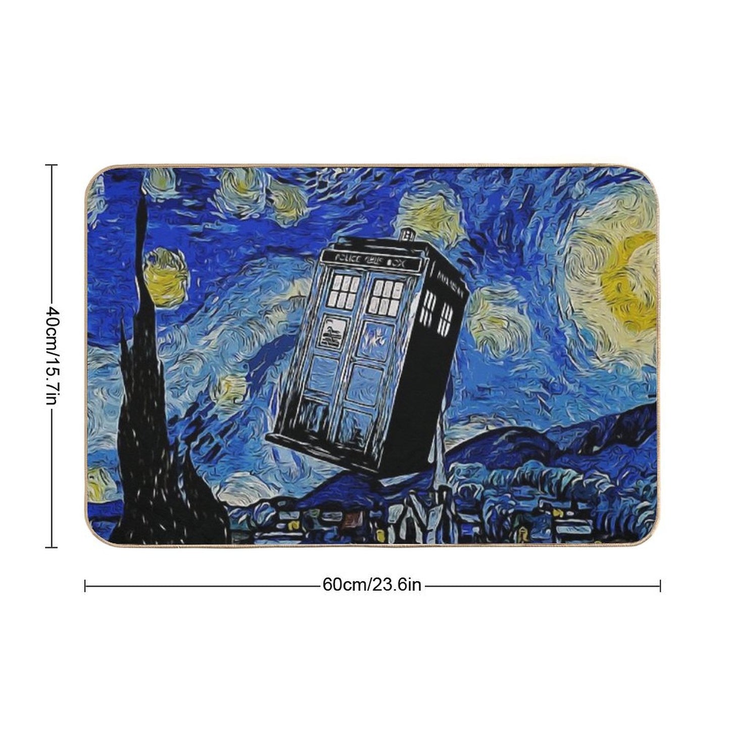 Van in Time Bath Mat