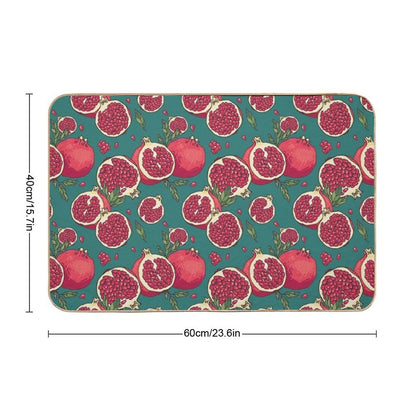 Juicy Pomegranate Fruits Bath Mat