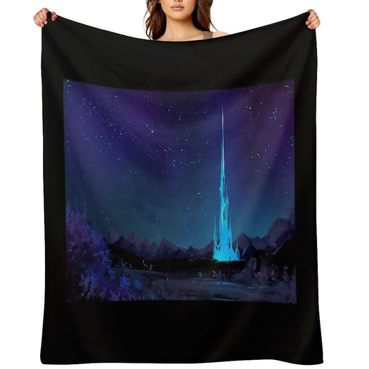 Lakeland at Night Throw Blanket