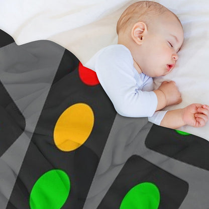 Large Traffic Light Pattern (Large & Full Version) Throw Blanket