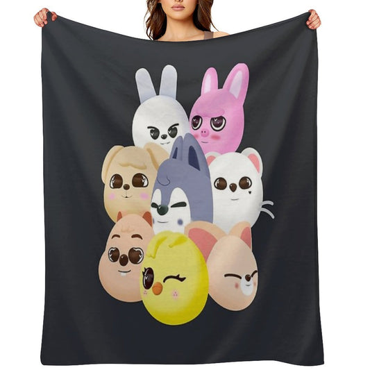 SKZOO Stray Kids SKZ Throw Blanket
