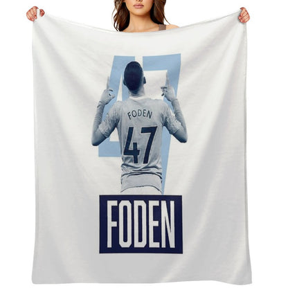 Phil Foden Throw Blanket