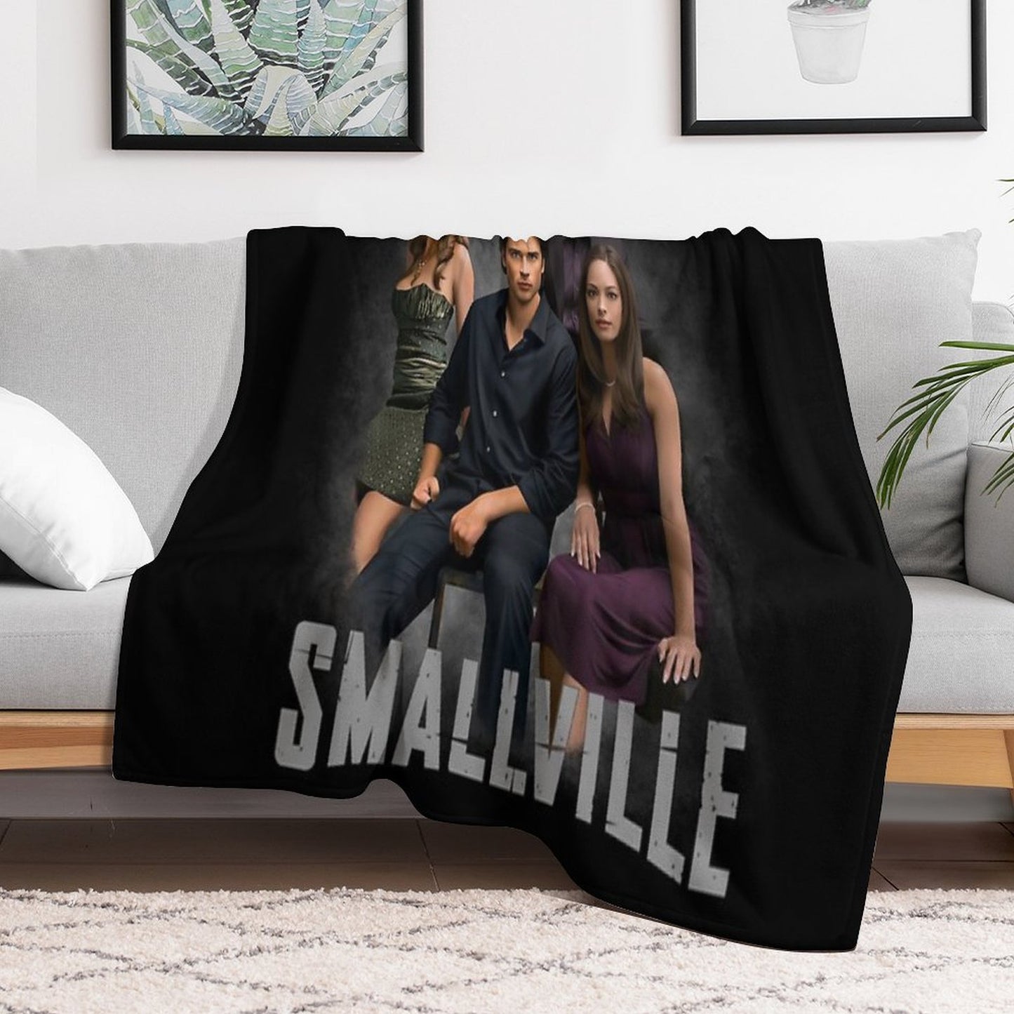 Smallville Group Throw Blanket