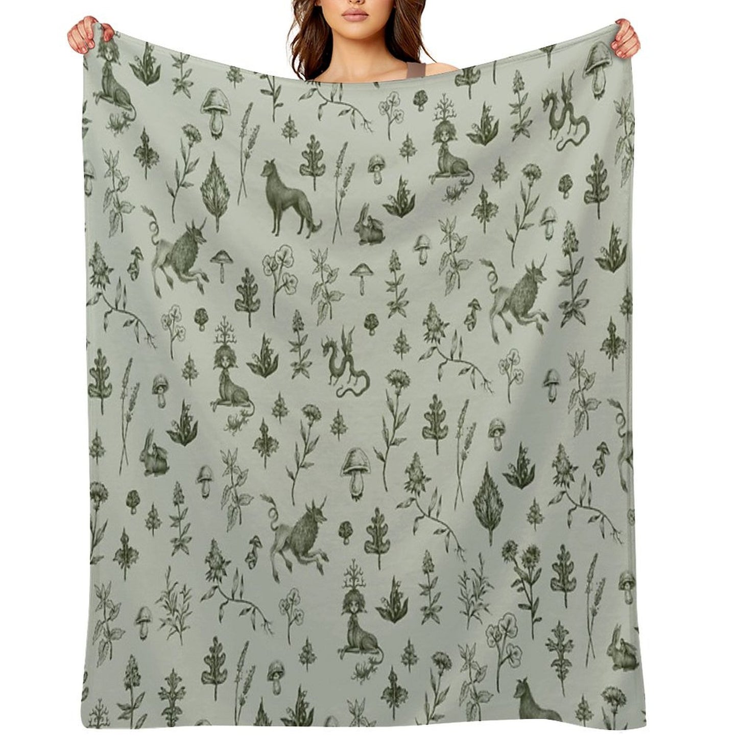 Medieval Dingus Party! Throw Blanket