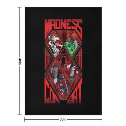 Madness Combat ALL 6 MAIN CHARACTERS ART Throw Blanket