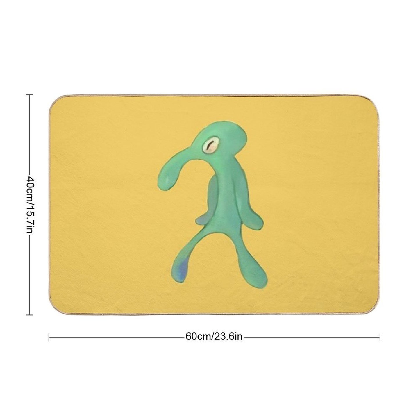Bold And Brash Pin Button Bath Mat