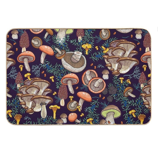 Dark Dream Forest Bath Mat