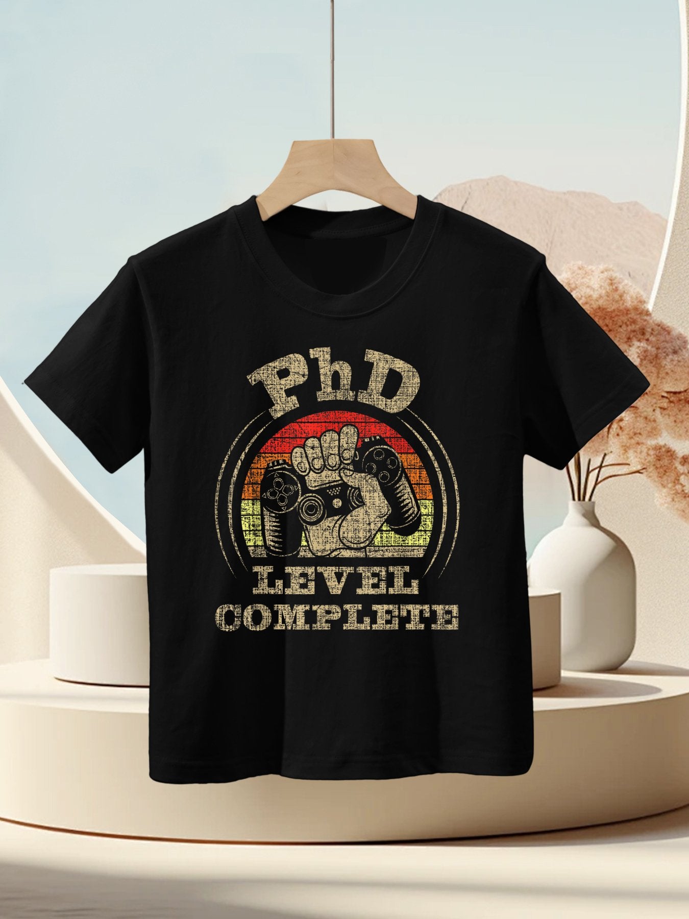 PhD Level Complete - PhD Graduate Ph.D. Graduation Doctorate Kids T-Shirt