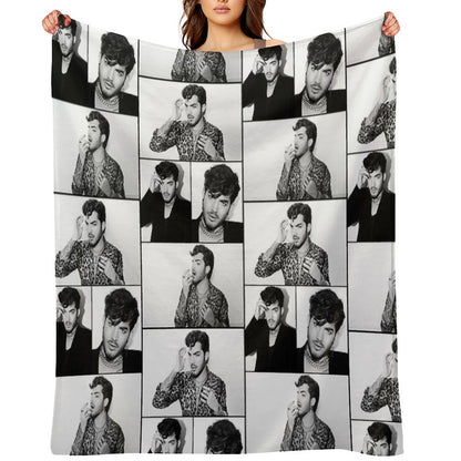 Stunning Adam Lambert Throw Blanket