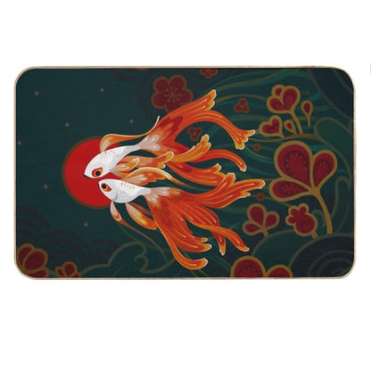 Two Comets Bath Mat