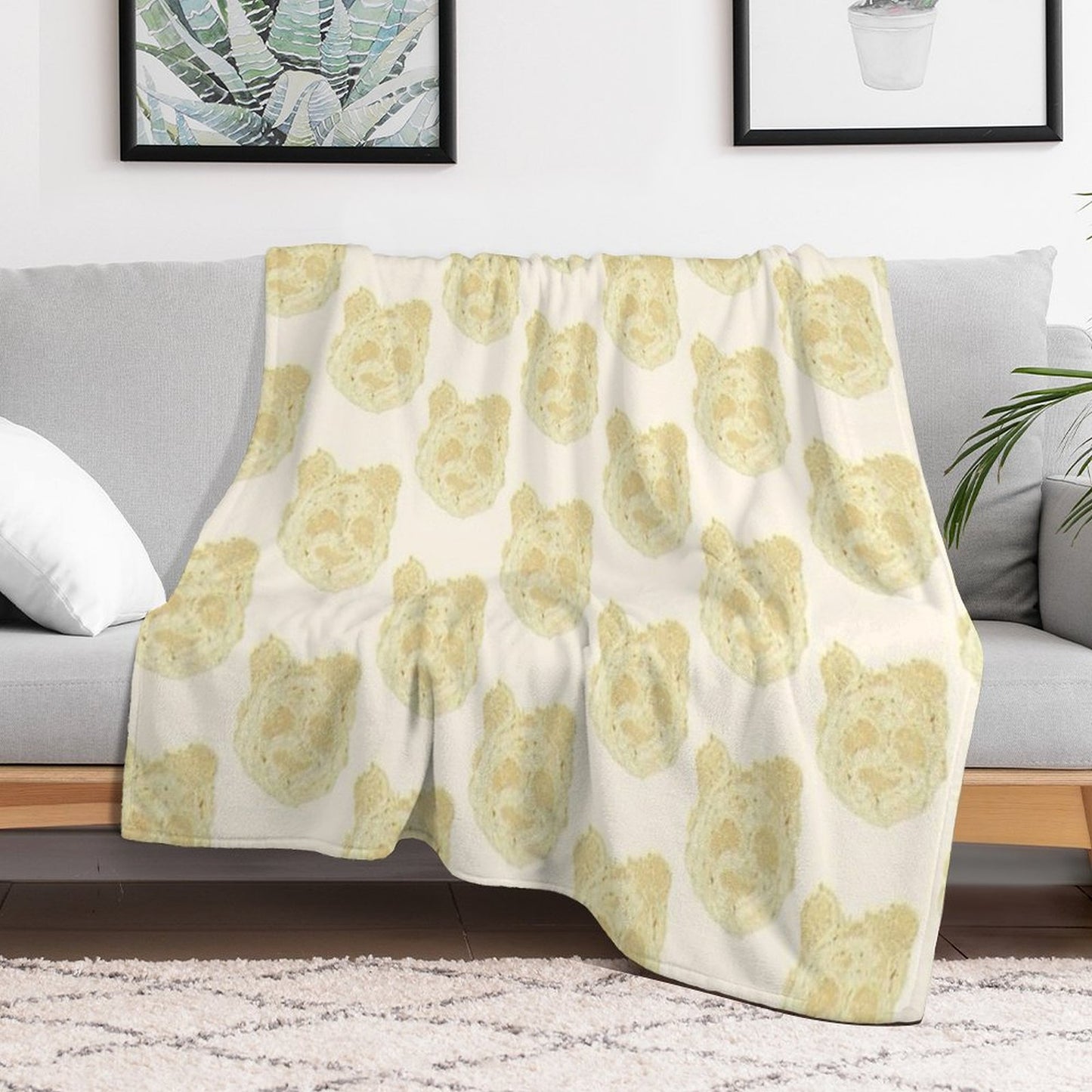 Forest Panda Tee Throw Blanket
