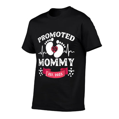 Womens 1st Time Mom EST 2025 New First Mommy Mothers Day T-Shirt