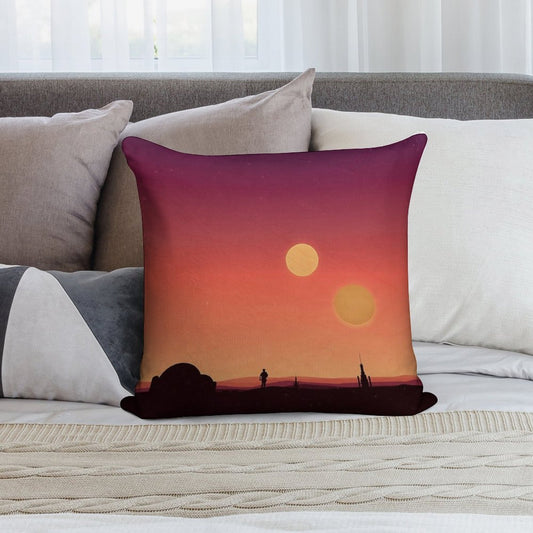 Tatooine Soft Home Decor Throw Pillow