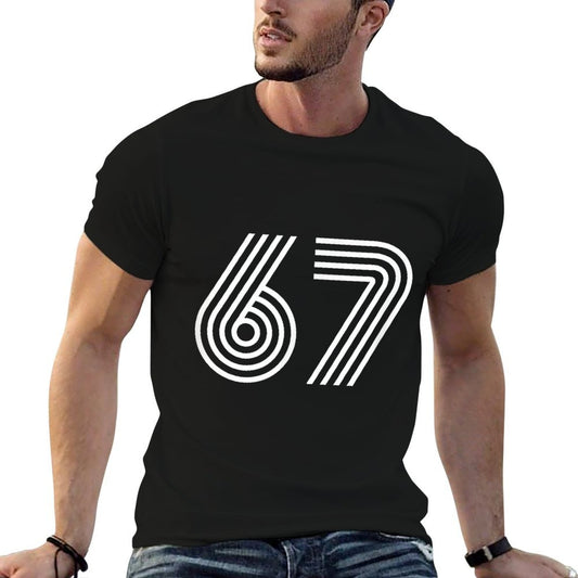 67 Funny Number Meme  Eco-friendly Material T-Shirt