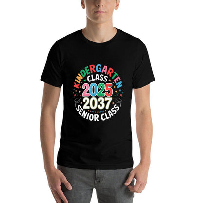 Kindergarten Graduation Class of 2025 Senior 2037 Class Comfortable T-Shirt