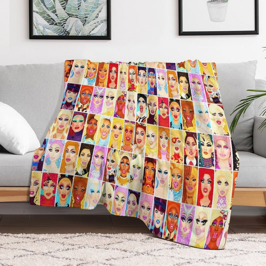 DRAG QUEEN ROYALTY Throw Blanket
