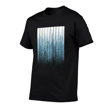 Grunge Dripping Turquoise Misty Forest  Durable T-Shirt