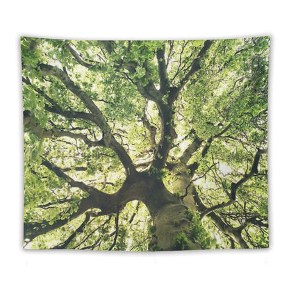 Under Your Skin  Under Your Skin  Summer Breeze In A Wilderness Fairytale Forest With A Tree Covered In Magic Sunlight Tapestry
