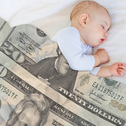 United States Twenty-dollar Bill - Andrew Jackson Throw Blanket