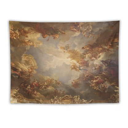Brown Ceiling at Versailles Renaissance Panting Tapestry