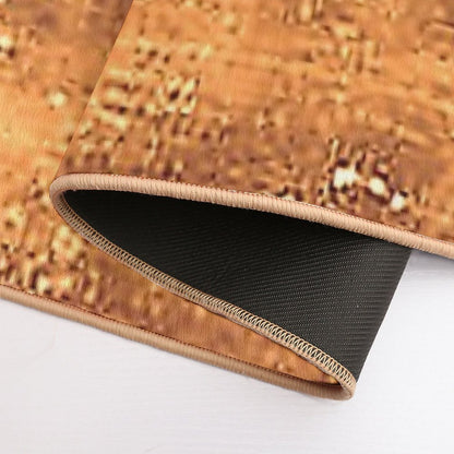 Metal Gold Colors Bath Mat