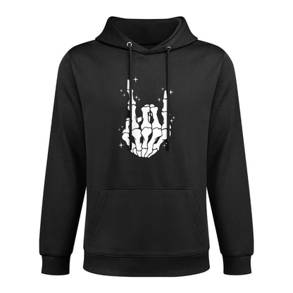 (2 Sided) Skeleton Just A Dad Who Always Came Back With Milk Layering Staple Hoodie