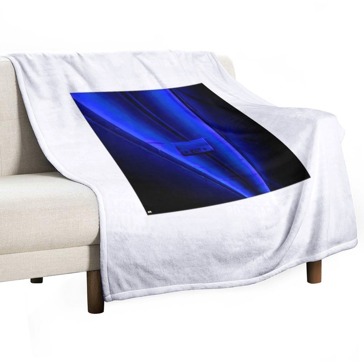 Exit The Tarmac Throw Blanket