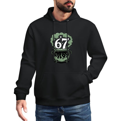 Witch Six Seven 6 7 Halloween Brainrot Meme 67 Funny Durable Construction Hoodie