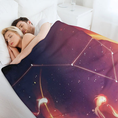 Sky Dancer Throw Blanket