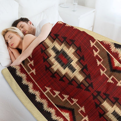 Navajo PATTERNS TRIBAL ETHNIC Throw Blanket