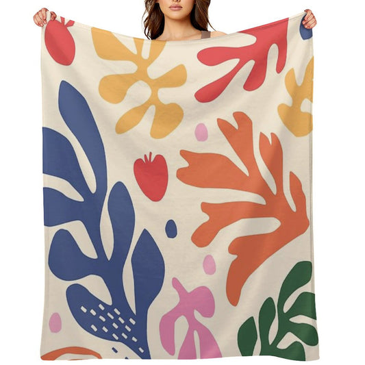 Matisse Pattern_2 Throw Blanket