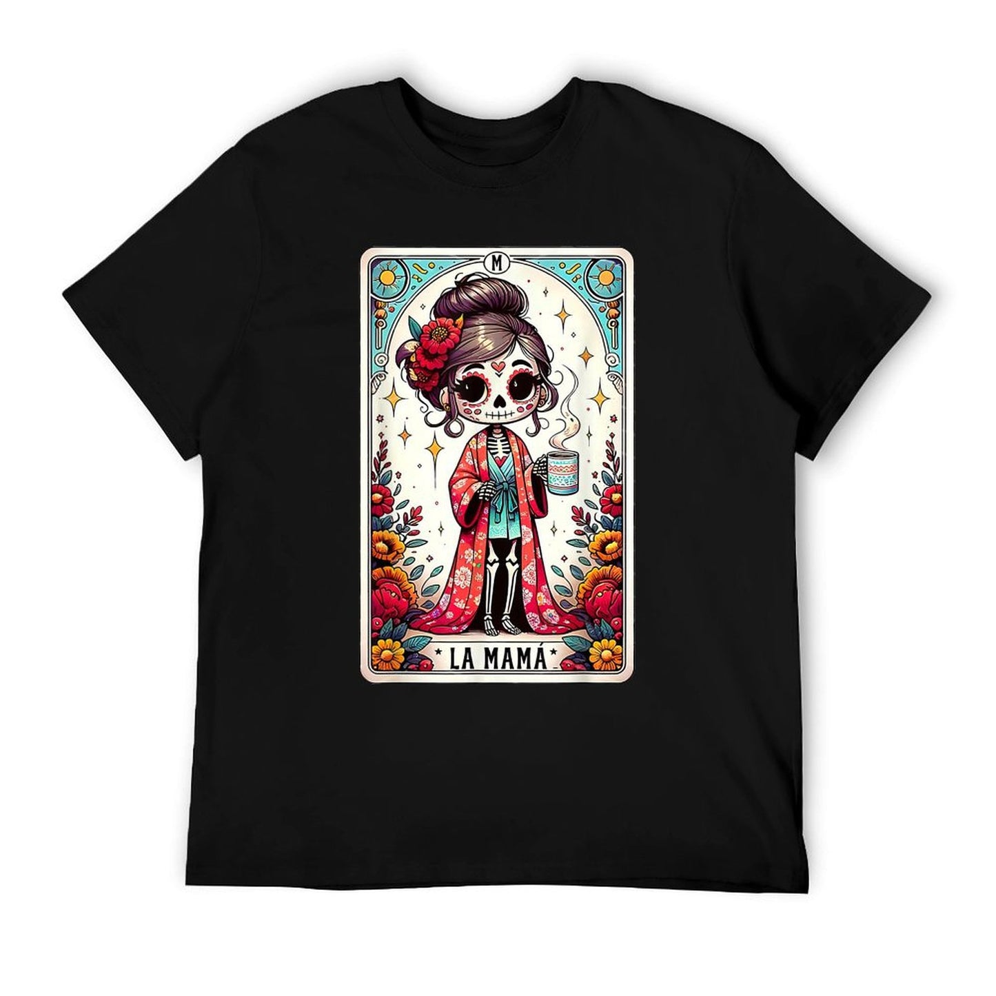 La Mamá Tarot Card Funny Mexican Mom Spanish Mothers Day T-Shirt