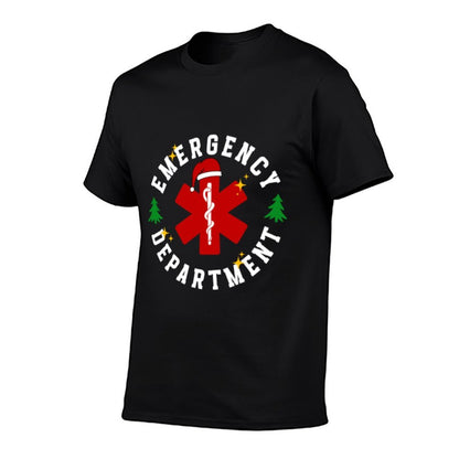 Emergency Department Nurse Christmas Front And Back  Vintage-inspired T-Shirt