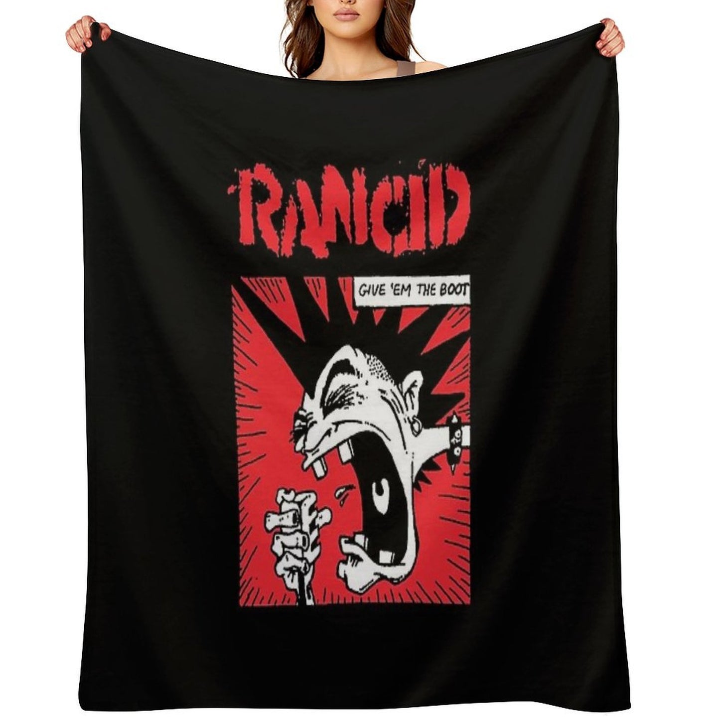 Rancid Rancid Rancid Rancid Rancid Rancid Rancid Throw Blanket