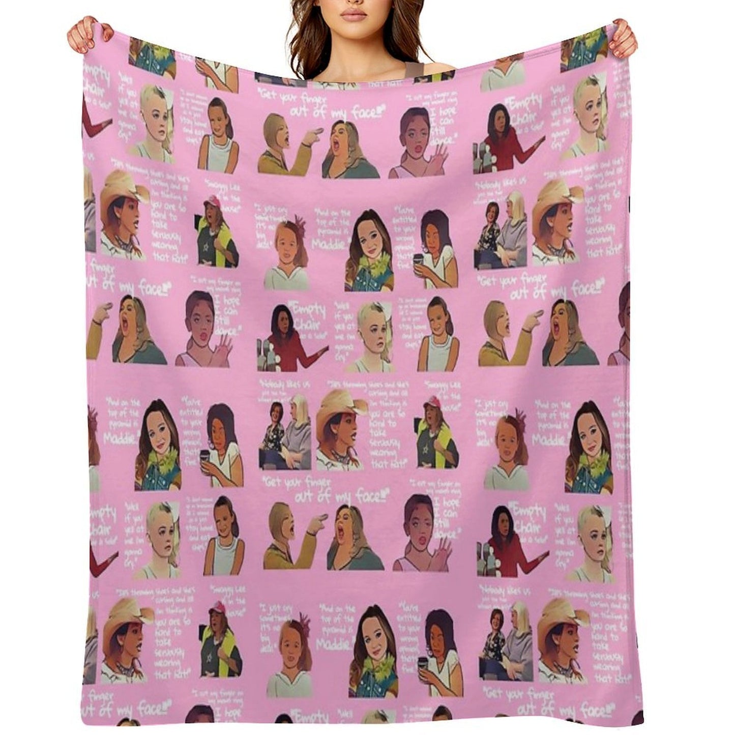 Dance Moms Quotes Throw Blanket
