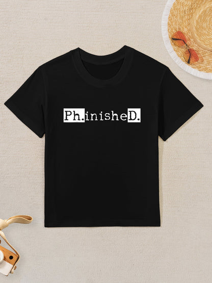 Ph.D Graduation Doctorate Student Graduate Kids T-Shirt