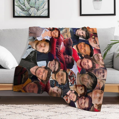 Spider Trio Photo Collage Throw Blanket