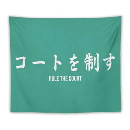 Aoba Johsai Banner Tapestry