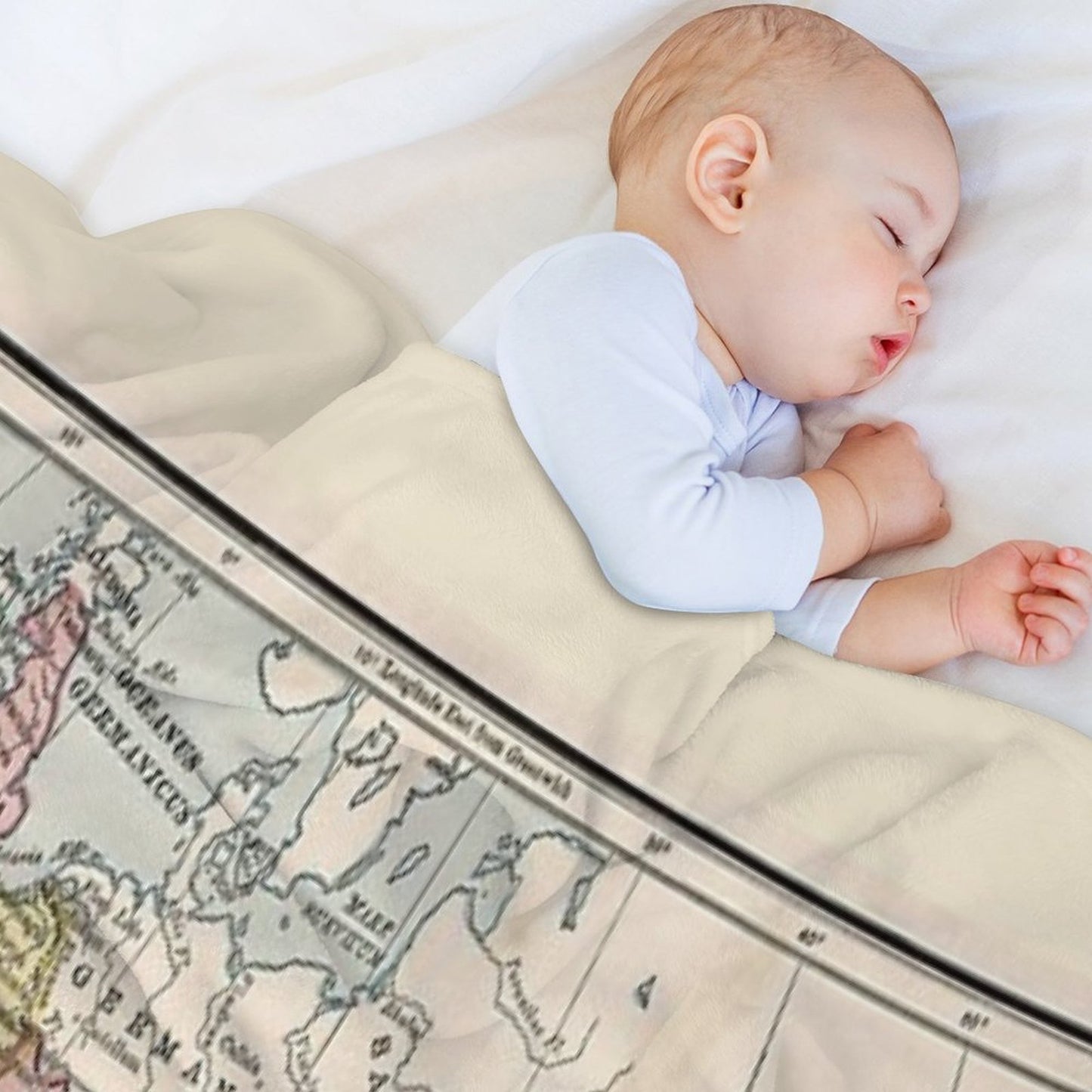 Vintage Map of The Roman Empire Throw Blanket