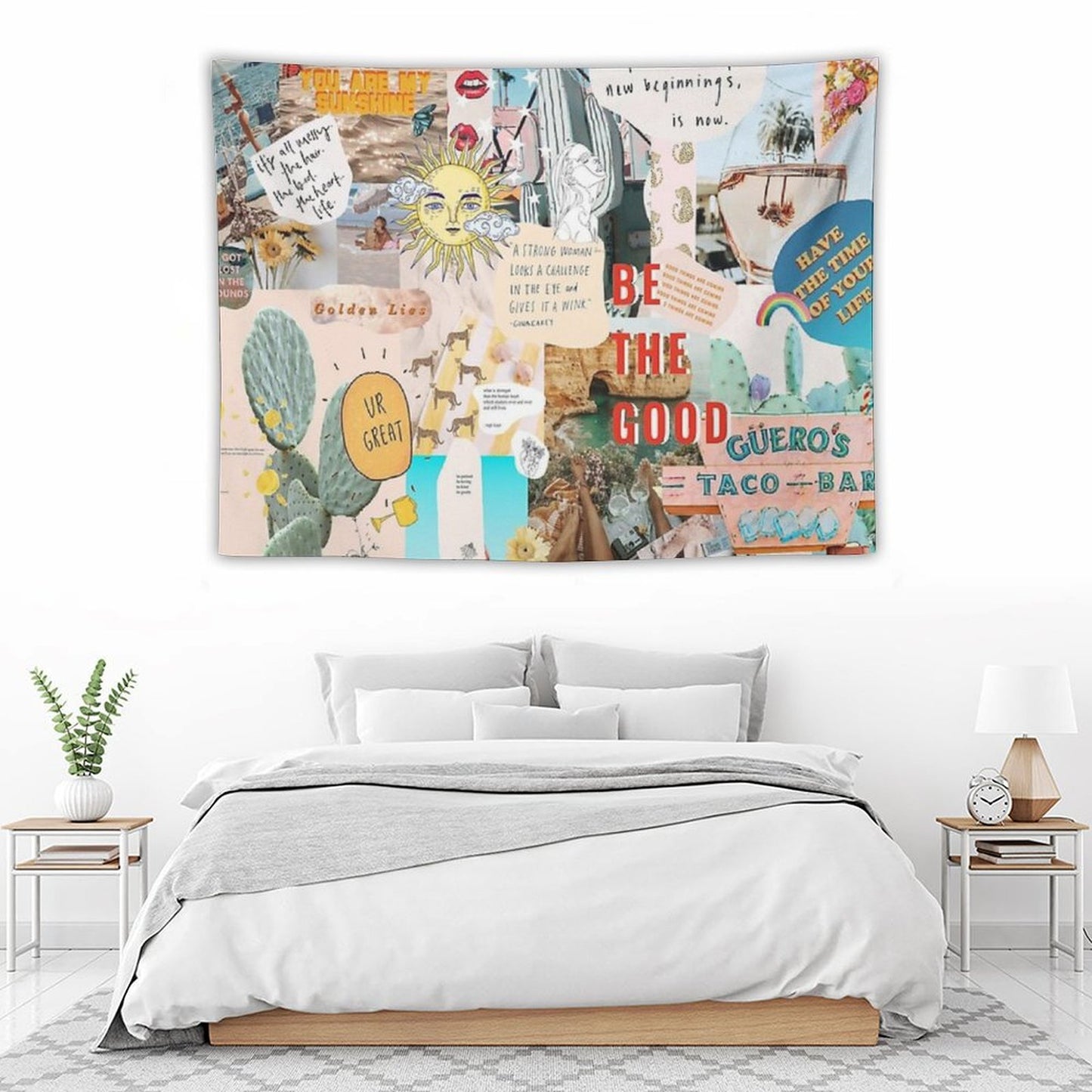 SUMMER COLLAGE TAPESTRY - PHONE CASE Tapestry
