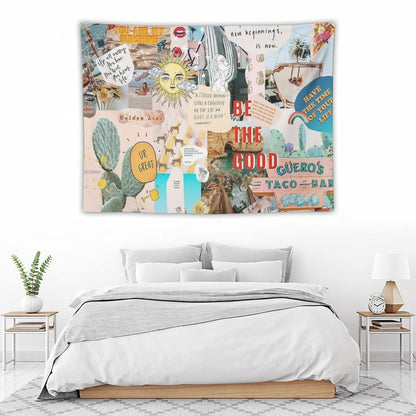 SUMMER COLLAGE TAPESTRY - PHONE CASE Tapestry