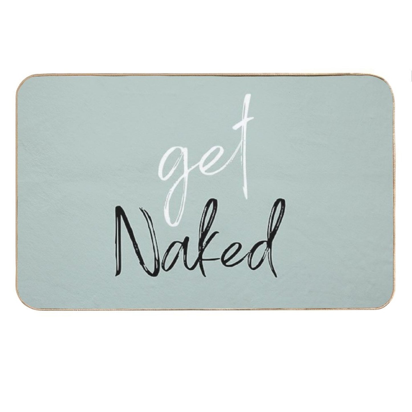 Get Naked Funny Bathroom Bath Mat