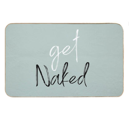 Get Naked Funny Bathroom Bath Mat