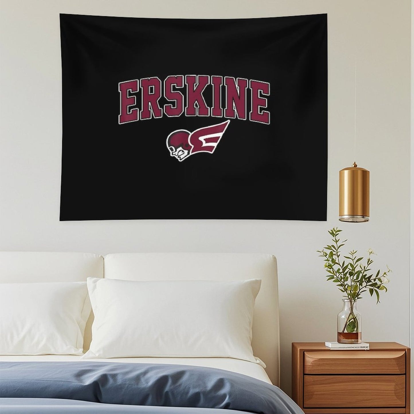 ERSKINE College Vintage Sports Design for Men Women Tapestry
