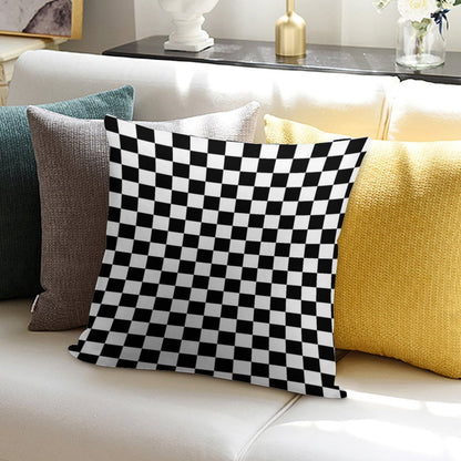 Chequered Flag Checkered Racing Car Winner Bedspread Duvet Phone Case Soft Fade-Resistant Throw Pillow