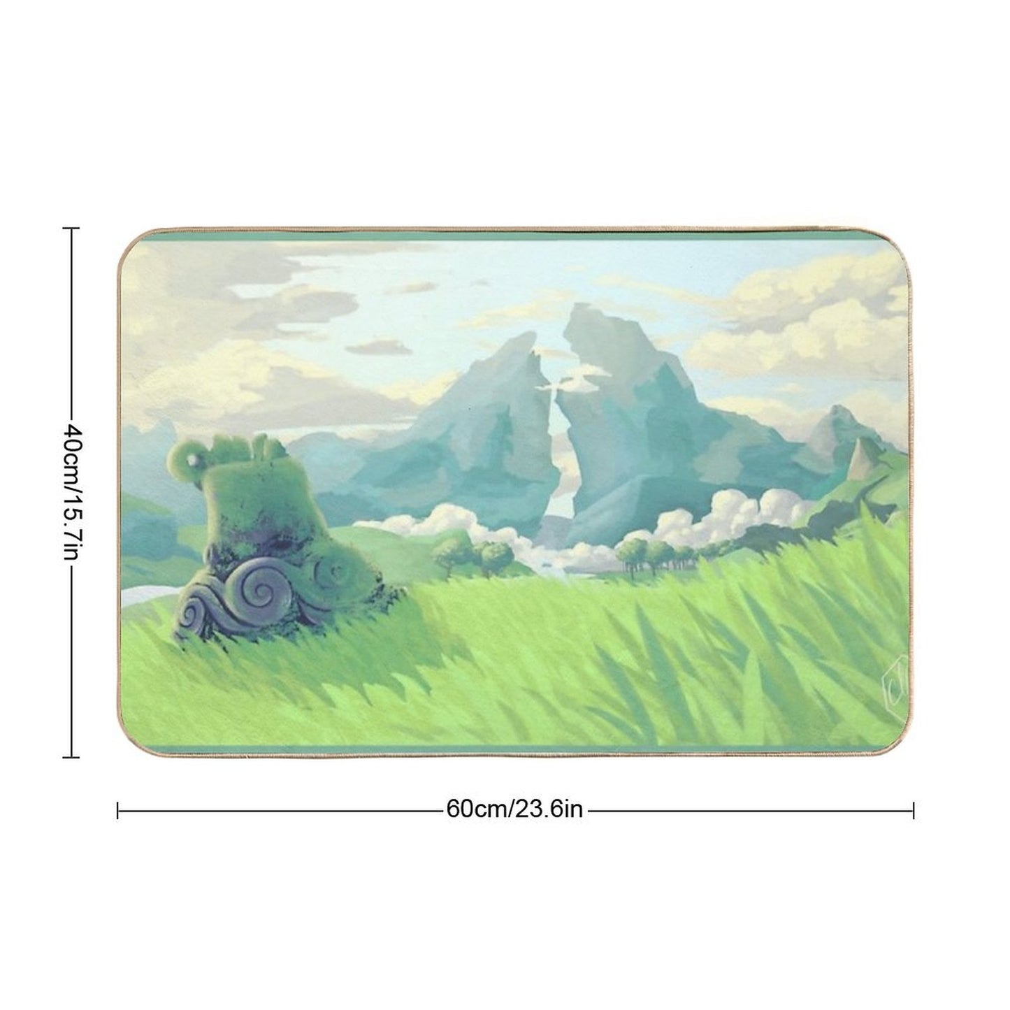 Dueling Peaks Bath Mat