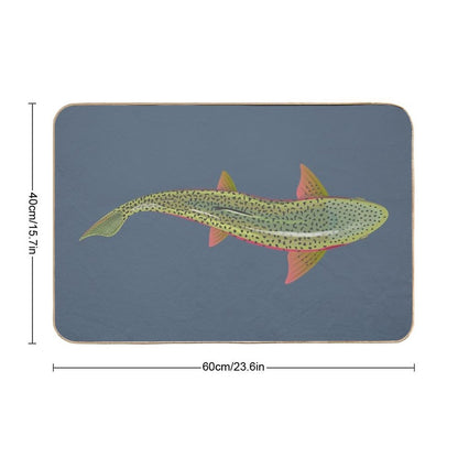 Trout From Above Bath Mat