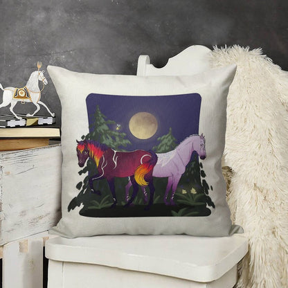 Umbra And Ayla Star Stable Linen Throw Pillow Cover
